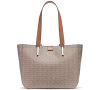 Calvin Klein Damen Audrey East/West Tote, Mandel/Taupe/Karamell, Einheitsgröße