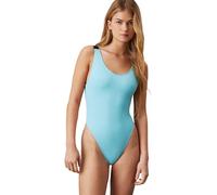 Calvin Klein Damen Badeanzug Scoop Back One Piece Nylon Tiefer Rücken