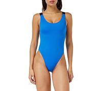 Calvin Klein Scoop Back Intense Power Damen Badeanzug elektrisch-blau/schwarz - XS
