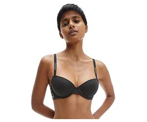 Calvin Klein Damen Balconette-BH Lightly Lined ohne Bügel, Schwarz (Black), 65E