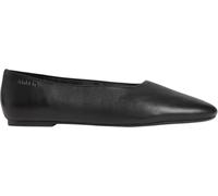 Calvin Klein Damen Ballerinas Round aus Leder, Schwarz (Triple Black), 40