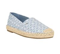 Calvin Klein Damen Beliebt Ballerinas, Blue Denim Multi 420, 36 EU