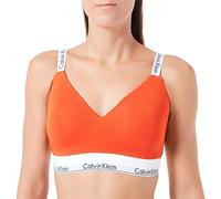 Calvin Klein Damen BH Bralette Lght Lined (Full Cup) Stretch, Orange (Spicy Orange), XS