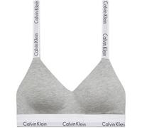 Calvin Klein Damen BH Bralette Lightly Lined Elastischer Bund, Grau (Grey Heather), L