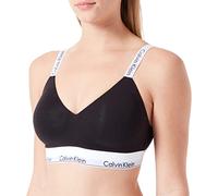 Calvin Klein Damen BH Bralette Lightly Lined Weich vorgeformte Cups, Schwarz (Black), M