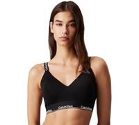 Calvin Klein Damen BH Bralette Lightly Lined Weich vorgeformte Cups, Schwarz (Black W. DTM Wb), XS