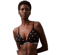 Calvin Klein Damen Ll Triangle 000QF5650E, Black (Black Diamond Logo Print), XS