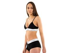 Calvin Klein Damen-BH Bralette Triangle Modern – herausnehmbare Polster – XS Schwarz
