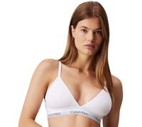 Calvin Klein Damen BH Bralette Triangle herausnehmbare Polster, Weiß (White), XL