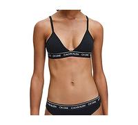 Calvin Klein Damen BH Bralette Unlined Triangle ohne Bügel, Schwarz (Black), M