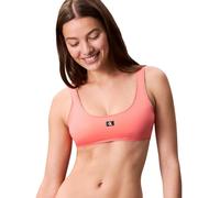 Calvin Klein Damen Bikini Oberteil Bralette Herausnehmbare Polster, Orange (Dazzling Coral), S