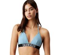 Calvin Klein Damen Bikini Oberteil Triangel Herausnehmbare Polster, Blau (Skim Blue), L