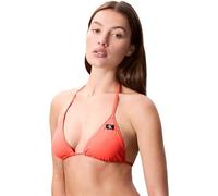 Calvin Klein Damen Bikini Oberteil Triangel Herausnehmbare Polster, Orange (Dazzling Coral), M