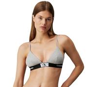Calvin Klein Damen Bikini Oberteil Triangel Weiche Cups, Grau (Grey Heather), S