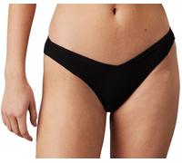 Calvin Klein Damen Bikinihose Brazilian Delta Brazilian V-Schnitt, Schwarz (Pvh Black), S