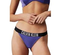 Calvin Klein Damen Bikinihose Brazilian mit Branding, Blau (Sapphire Blue), XS