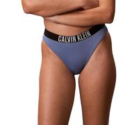 Calvin Klein Damen Bikinihose Gerippt, Blau (Blue Tulip), XS