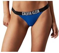 Calvin Klein Damen Bikinihose mit Logobund, Blau (Patch of Blue), XXL