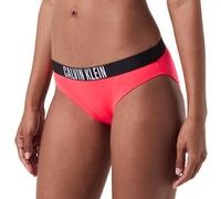 Calvin Klein Damen Bikinihose mit Logobund, Rot (Signal Red), 3XL