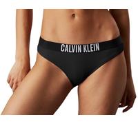 Calvin Klein Damen Bikinihose mit Logobund, Schwarz (Black), S