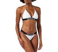 Calvin Klein Damen Bikinitop Triangel Gepolstert, Weiß (PVH Classic White), L