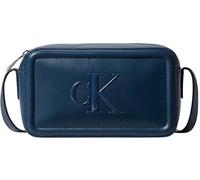 Calvin Klein Damen Bold Ck Camera Bag Lv04f3220g Crossover, Blue (Key Largo)