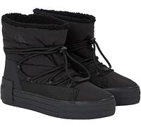 Calvin Klein Damen Bold Vulc FLATF Snow Boot WN YW0YW01181 Vulkanisierte Sneaker, Schwarz (Triple Black), 36.5 EU