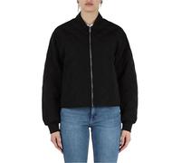 Calvin Klein Damen Bomberjacke Quilted Jacket Dünn, Schwarz (Ck Black), M
