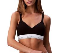 Bralette "LIFT BRALETTE", Damen, Gr. L (40), N-Gr, schwarz, Jersey, Obermaterial: 53% Baumwolle, 35% Modal, 12% Elasthan, CALVIN KLEIN UNDERWEAR, unifarben, casual, körpernah, BHs, mit Logo-Elastikbun