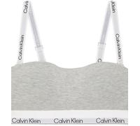 Calvin Klein Damen Bralette Lightly Lined Bandeau, Weiß (White), L