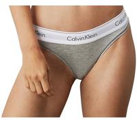 Calvin Klein Damen Brazilian Slip aus Baumwolle mit Stretch, Grau (Grey Heather), L
