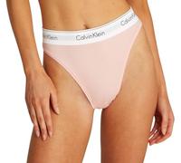 Calvin Klein Damen Brazilian Slip High Leg mit Logobund, Rosa (Buff Pink), XS