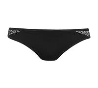 Calvin Klein Damen Brazilian Slip mit Spitze , Schwarz (Black), L