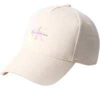 Calvin Klein Damen Cap Printed Monologo aus Baumwolle, Beige (Calico), Einheitsgröße