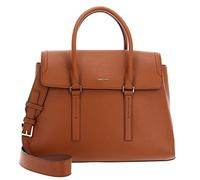 Calvin Klein Damen Ck Elevated Satchel Md K60k609852, Einheitsgröße, Braun (Cognac), One Size