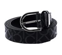 Calvin Klein Damen Ck Must Round Belt 25mm Mono K60k608111 Gürtel (1er Pack)