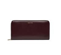 Calvin Klein Hardware Monogram Zip Around Wallet Fudge