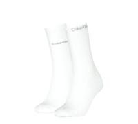 Socken CALVIN KLEIN "CK WOMEN SOCK 2P DROPNEEDLE PATTERN", Damen, weiß, Obermaterial: 72% Viskose, 26% Polyamid, 2% Elasthan, Socken Socken (25761329-0) weiß