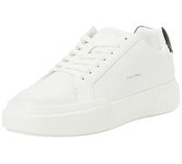Calvin Klein Damen Cupsole Sneaker Chunky Laceup aus Leder, Weiß (Bright White/Black), 38