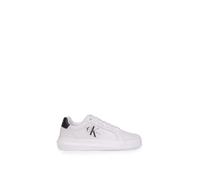 Sneaker CALVIN KLEIN JEANS "CHUNKY CUPSOLE MONO LTH WN" Gr. 40, schwarz-weiß (weiß, schwarz) Damen Schuhe Sneaker (86185312-40)