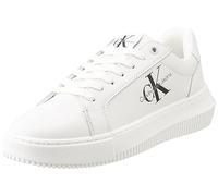Calvin Klein Damen Cupsole Sneaker Chunky Schuhe, Weiß (White), 36
