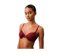 Calvin Klein Damen Demi-Cups BH Lightly Lined mit Bügel, Rot (Syrah), 65E