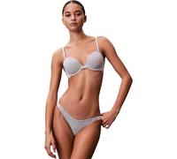 Calvin Klein Damen Demi-Cups BH Lightly Lined mit Logobund, Grau (Grey Heather), 80C