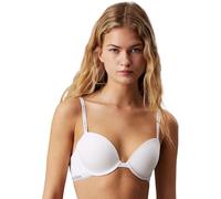Calvin Klein Damen Demi-Cups BH Lightly Lined Stretch, Weiß (White), 85A