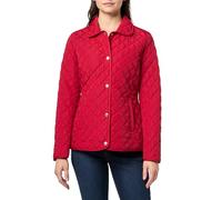 Calvin Klein Damen Diamond Steppjacke - Leichter Druckknopfmantel mit Taschen, Scharlachrot, M