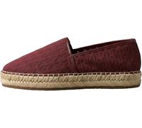 Calvin Klein Damen Espadrilles Espadrille AOP Spacer Mesh mit Logo-Print, Schwarz (Rhubarb), 38
