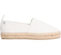Calvin Klein Damen Espadrilles Oblique Canvas mit Schlaufe, Weiß (Off White), 42