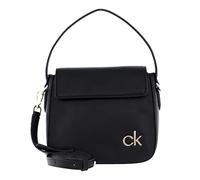 Calvin Klein Damen Flap HOBO W/FLP SM, Schwarz