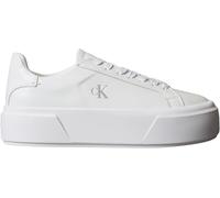 Calvin Klein Damen Flatform Lace Up LTH Mg Yw0yw01928 Low-Top, Weiß Triple Bright White, 37 EU