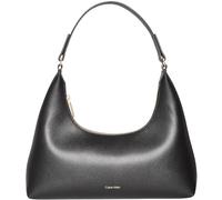CALVIN KLEIN Damen Foil Logo Conv Shou Lder Bag Lv04F3272G Crossover, Black (Black/Toasted Coconut)